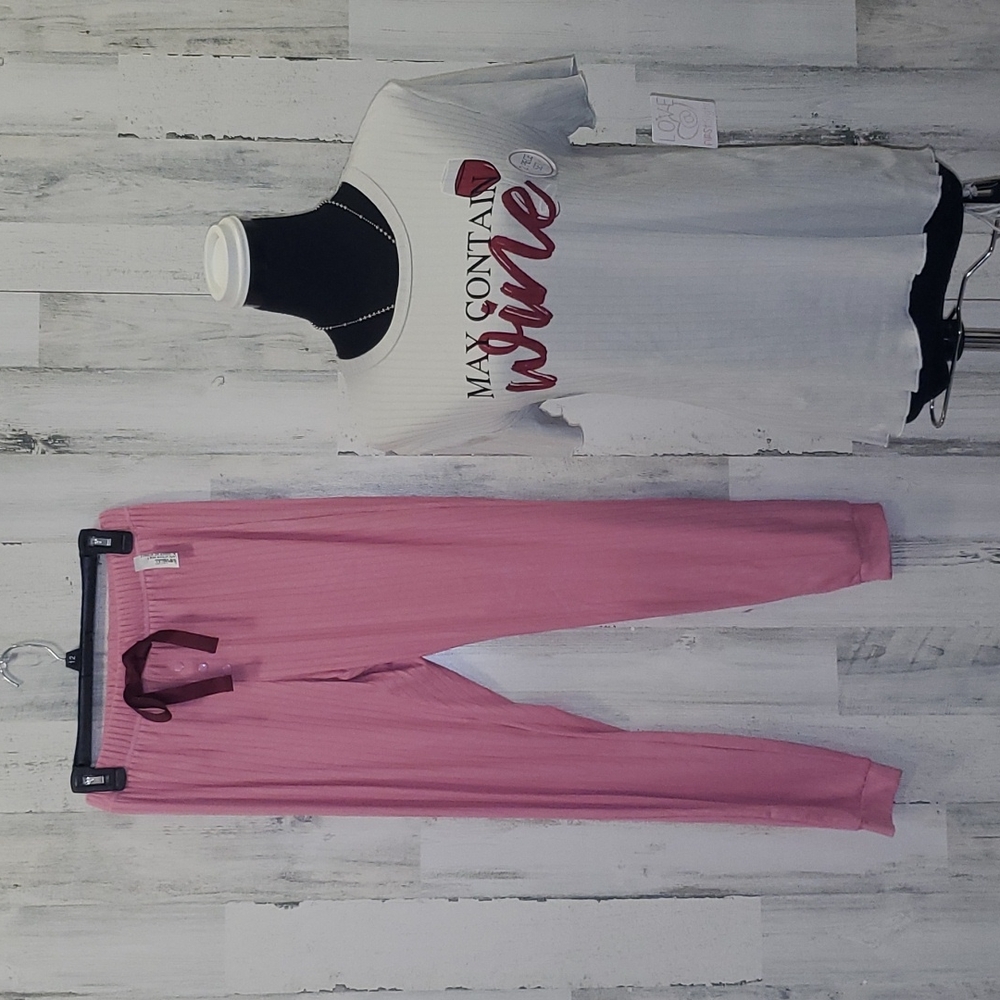 0722 Love @ First Sight "May Contain Wine" Pajamas